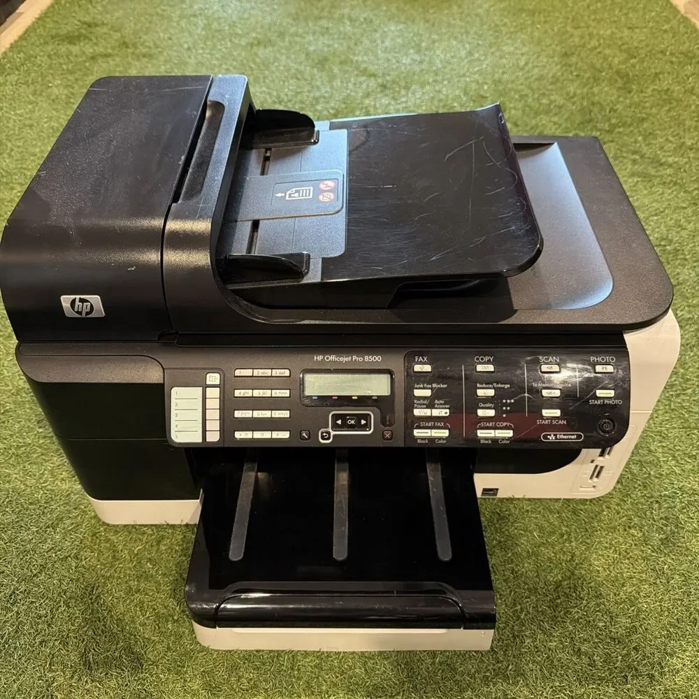 HP OfficeJet Pro 8500 All In One Inkjet Color Printer Unit Only No Power Cord
